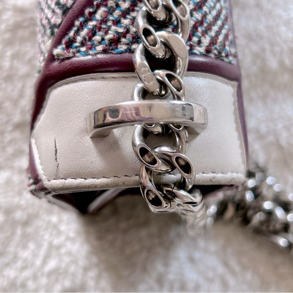 Dior Tweed Diorama Shoulder Bag w/ COA - Picture 11 of 16
